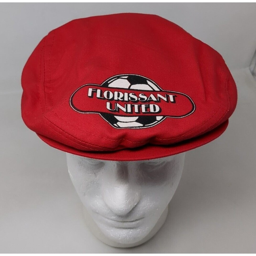 Vintage Florissant United‎ Soccer Club Missouri Golf Hat Flat Cap 1970s Snapback